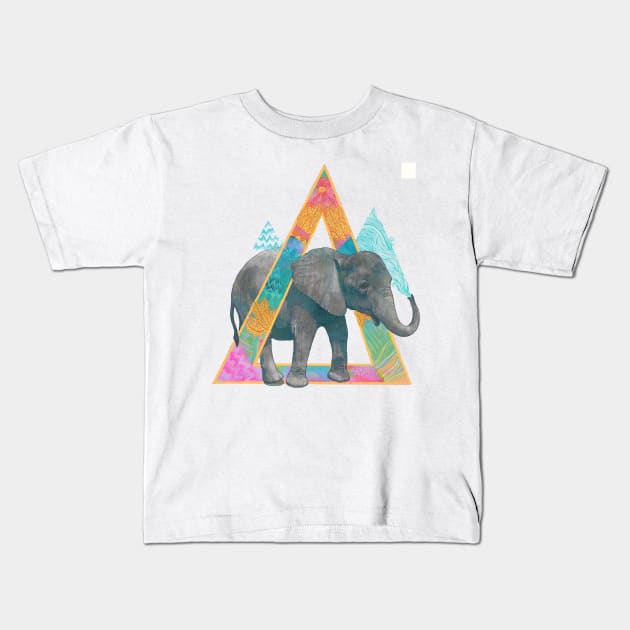 Elephant Kids T-Shirt by LauraGraves